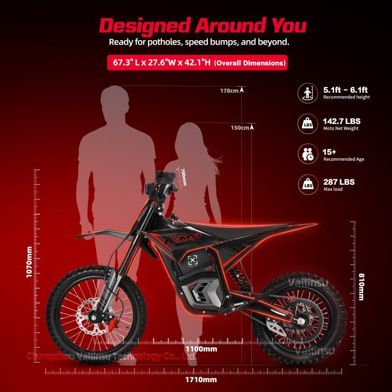 Valtinsu EM-5 Pro Electric Dirt Bike (Pickup Only)