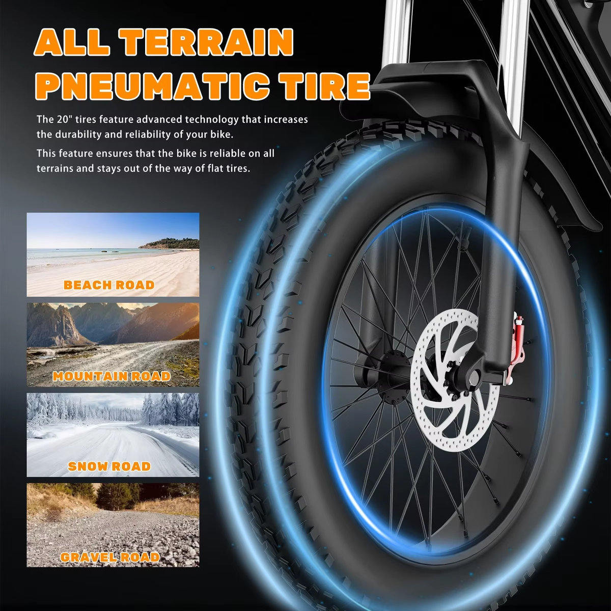 YVY Q20 Lite Fat Tire Electric Bike