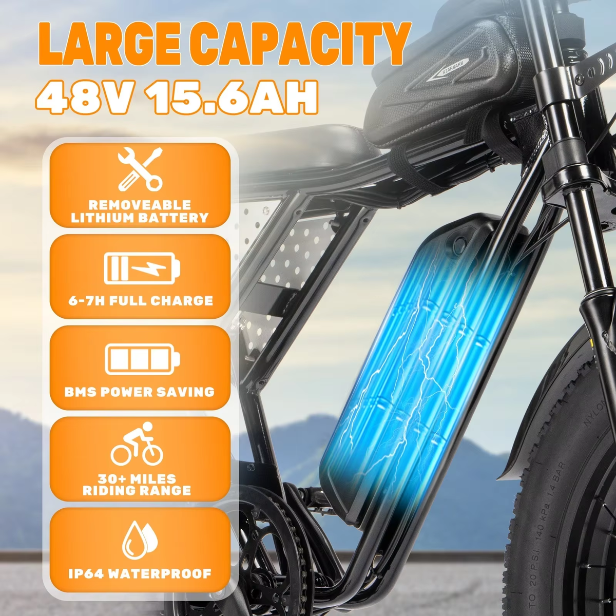 YVY Q20 Lite Fat Tire Electric Bike